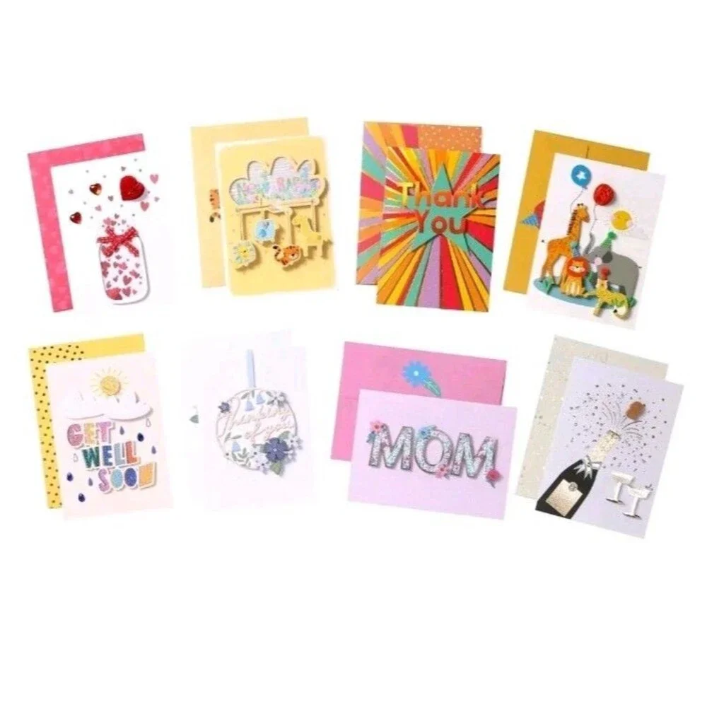 PRO4ALL Hand Crafted All Occasion Greeting Card Collection, 40-count NEW MODEL
